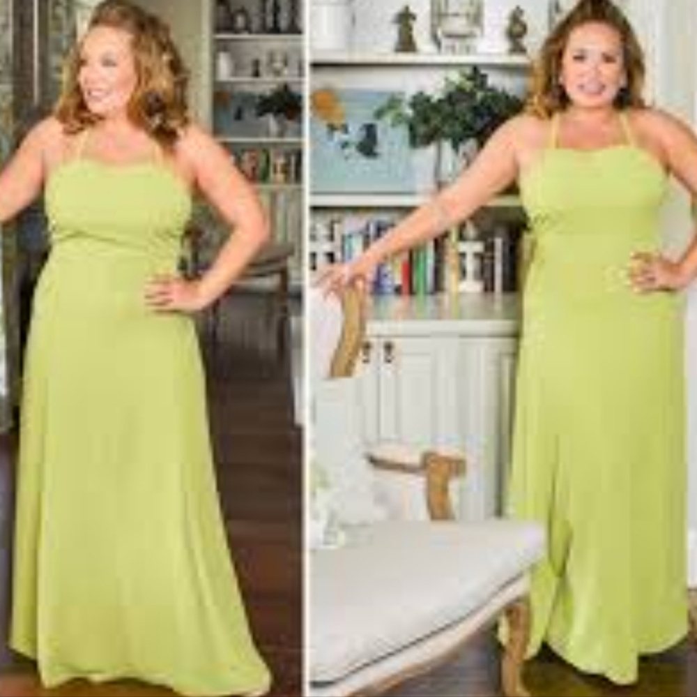 My darling maxi lime green dress from perfectly priscilla